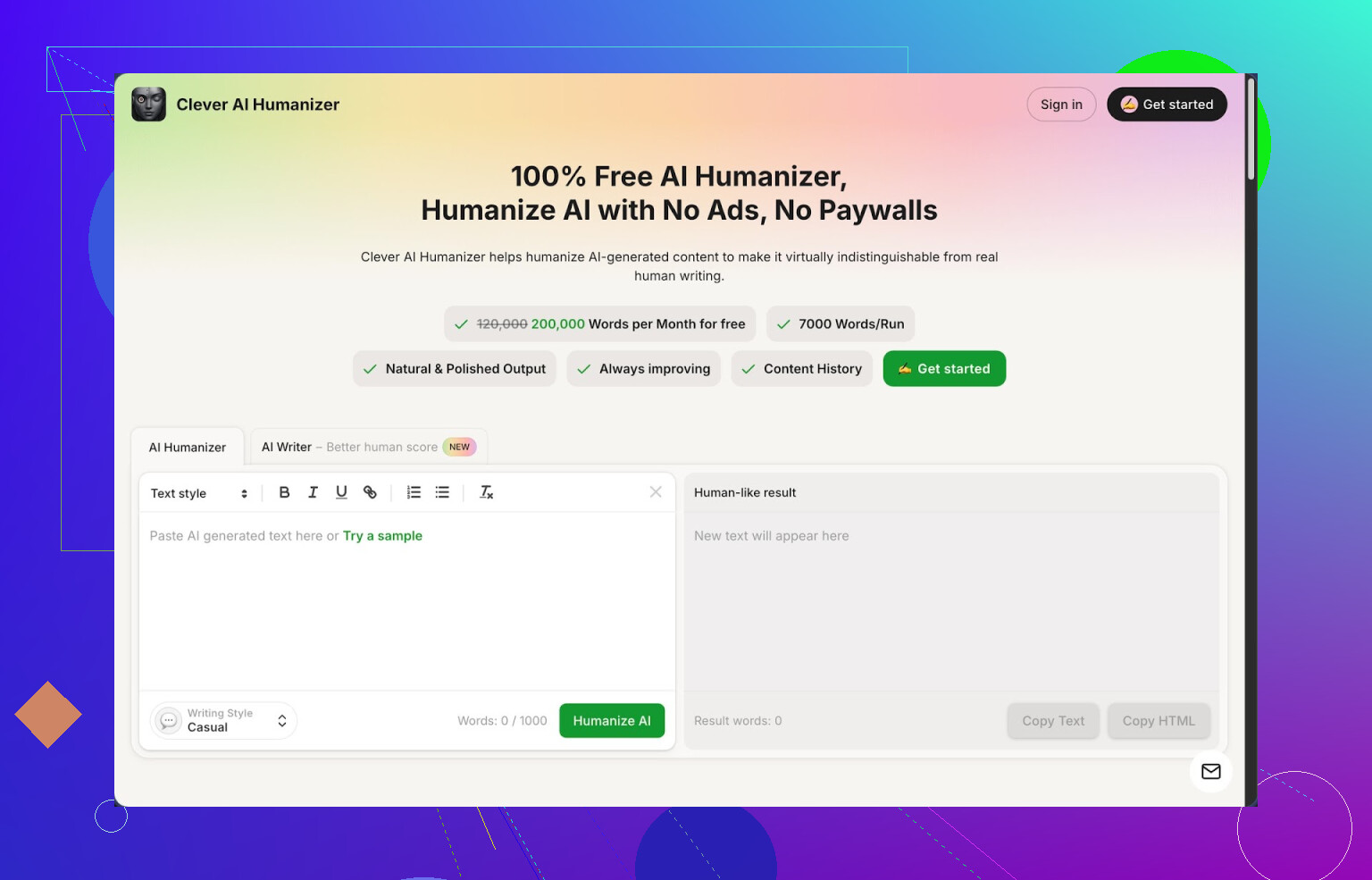 1. Clever AI Humanizer レビュー