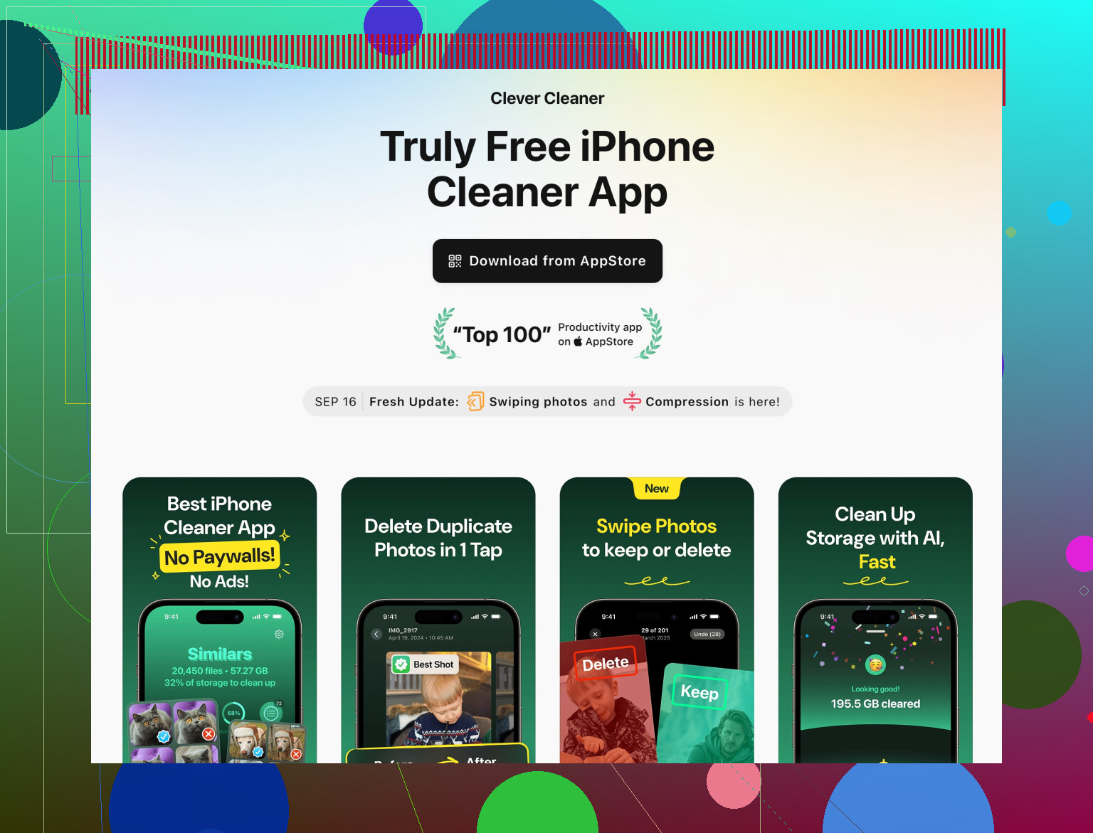How can I free up storage space on my iPhone?